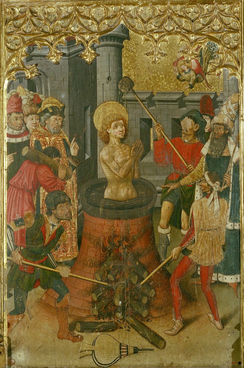 Martírio de São João Evangelista de Master of Aiguatèbia