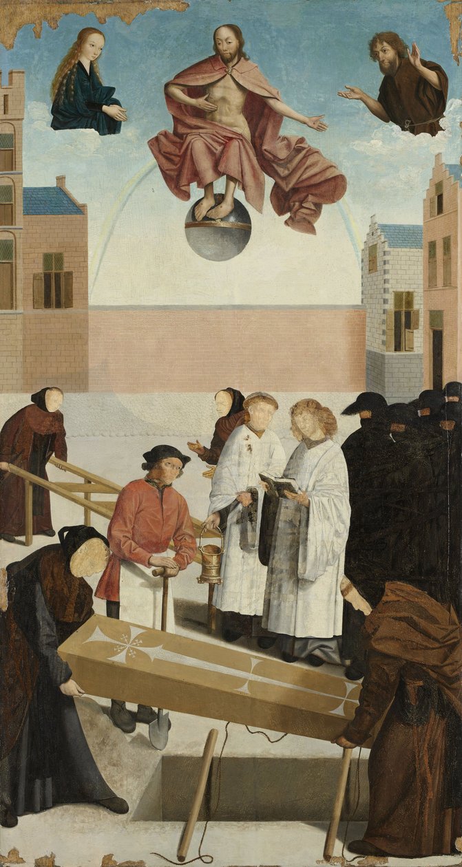 Enterrando os mortos das sete obras de misericórdia, 1504 de Master of Alkmaar