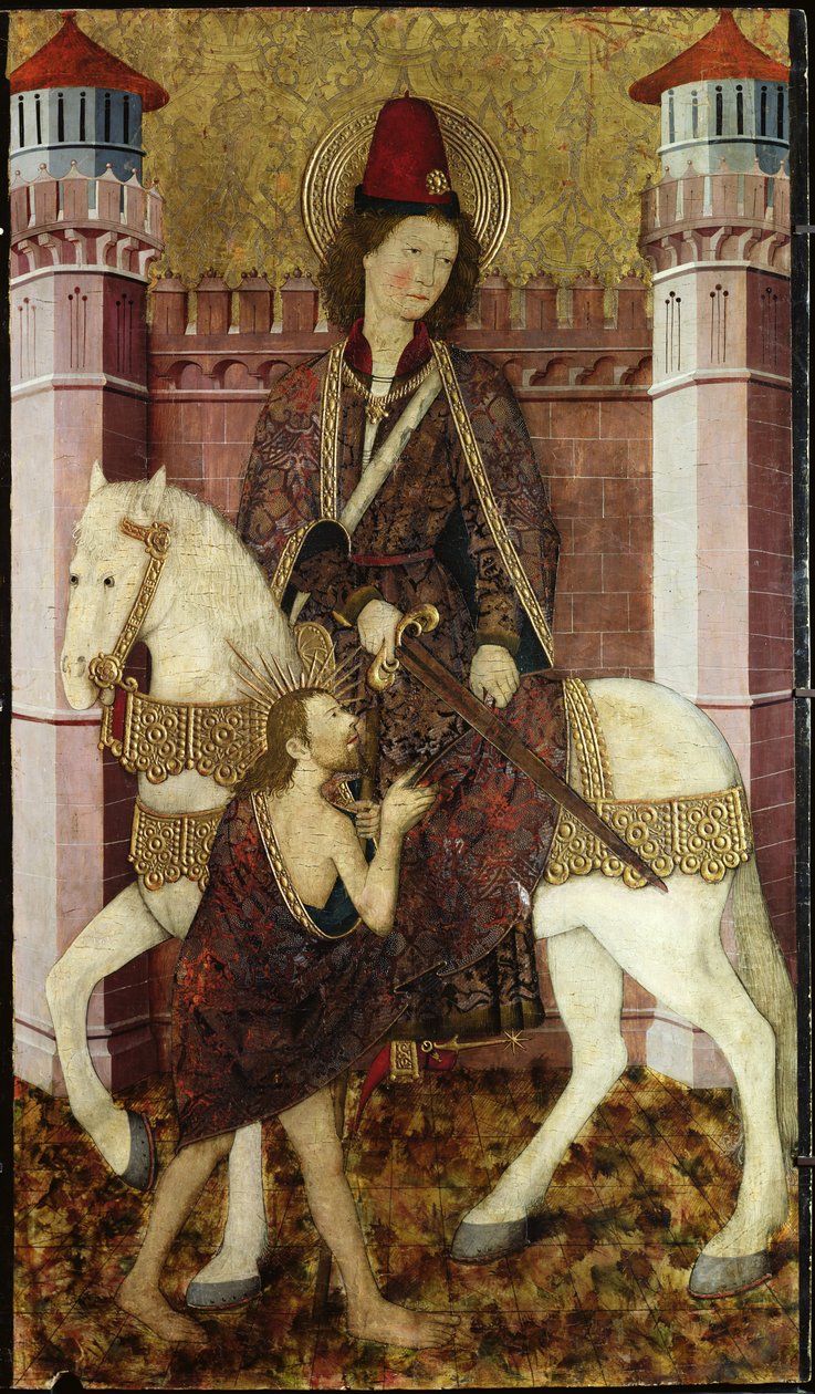 St. Martin compartilhando seu casaco de Master of Bonnat
