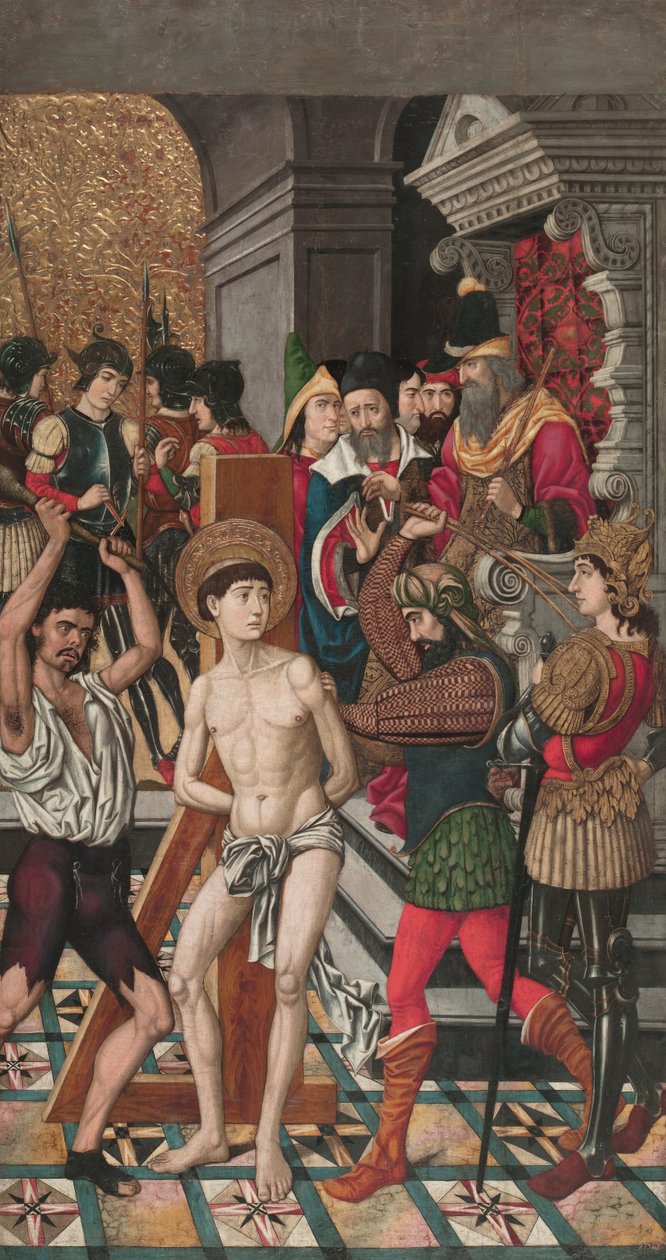 Flagelação de São Vicente de Master of Castelsardo