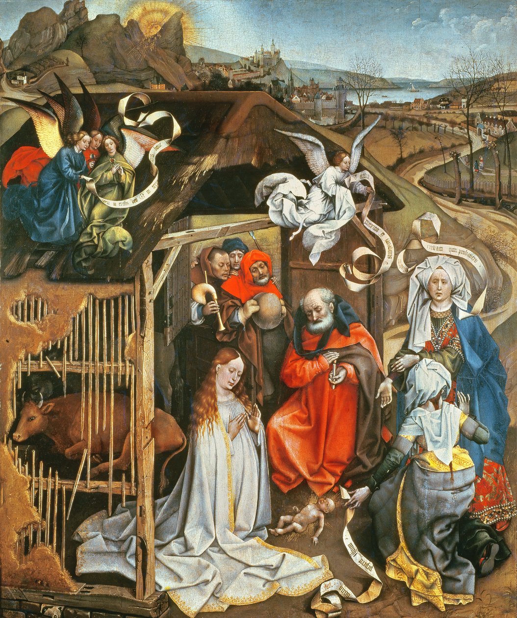 Natividade, c.1425 de Master of Flémalle