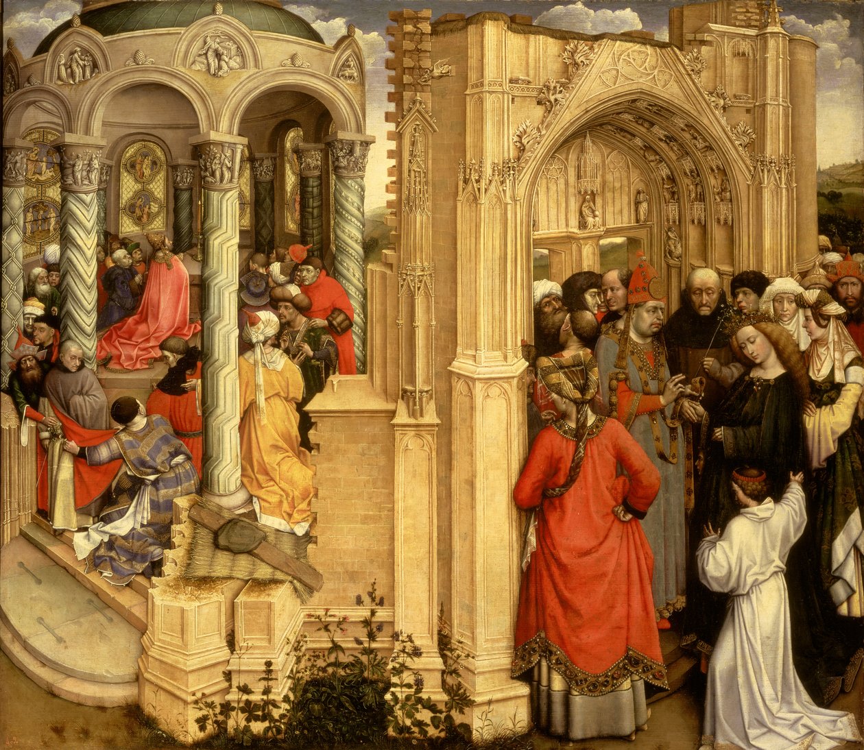 As núpcias da Virgem de Master of Flémalle