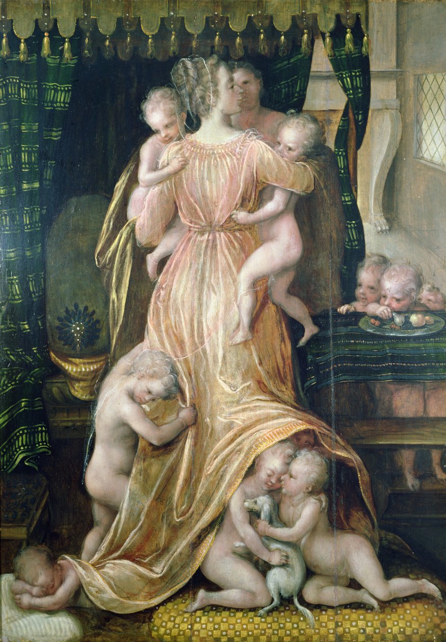 Alegoria da Abundância de Master of Flore