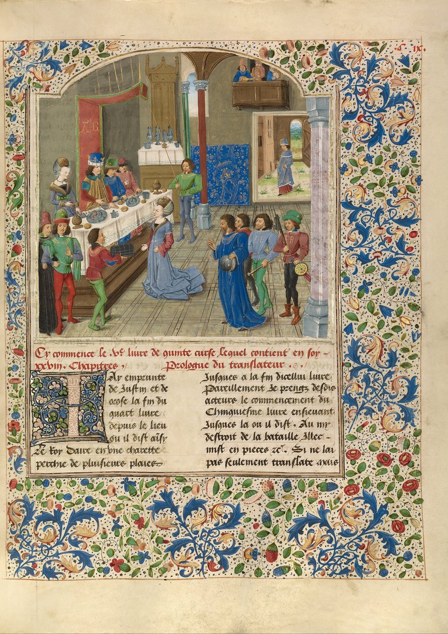 Alexandre e a sobrinha de Artaxerxes III de Master of Jardin