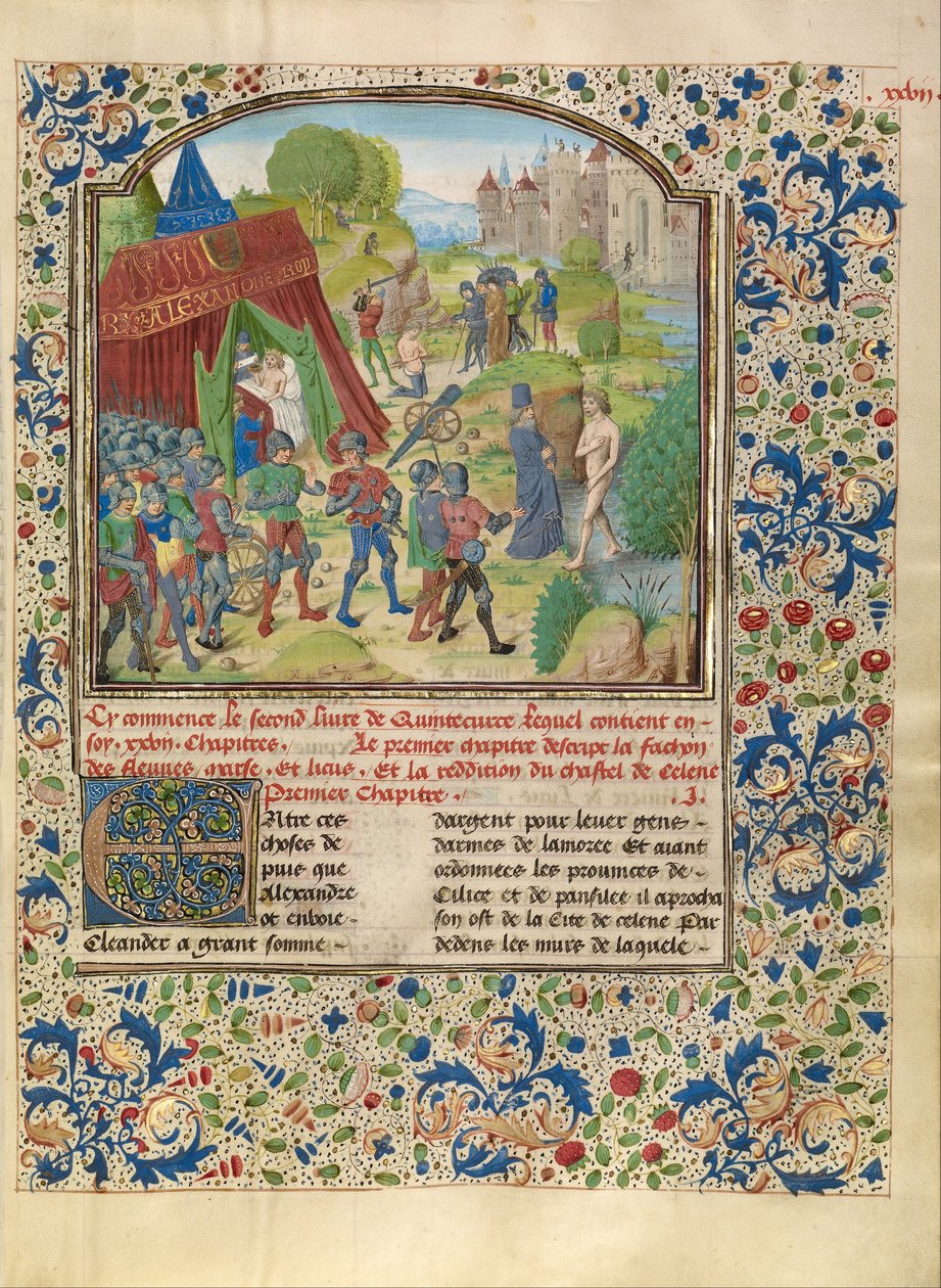 Doença de Alexanders no rio Cydnus e a morte de Sisinnes de Master of Jardin