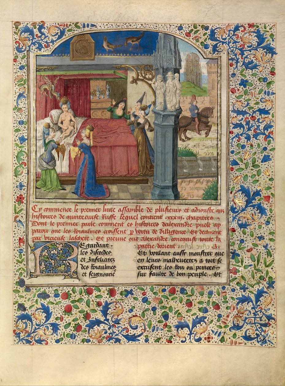 Livro dos feitos de Alexandre, o Grande de Master of Jardin