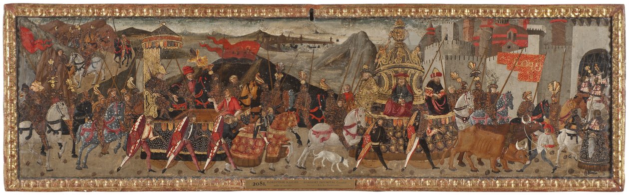 O triunfo de César, c.1480-1500 de Master of Marradi