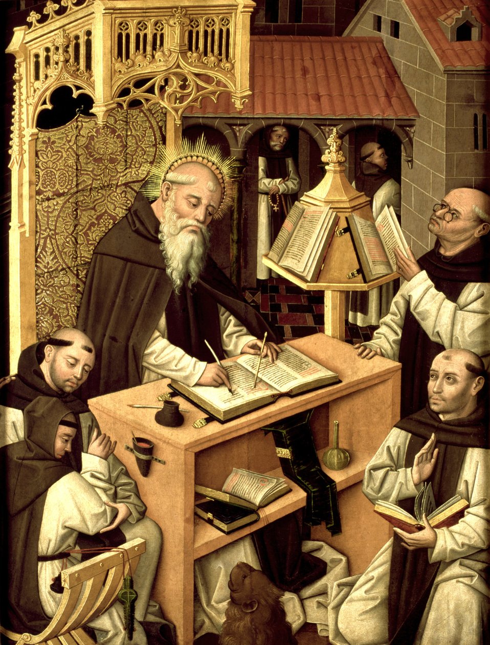 São Jerônimo no scriptorium de Master of Parral