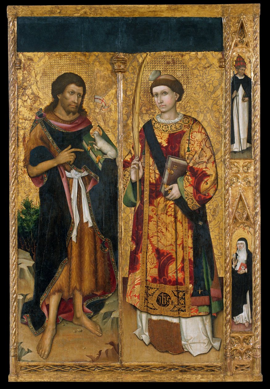São João Batista e Santo Estêvão de Master of Saint John and Saint Stephen