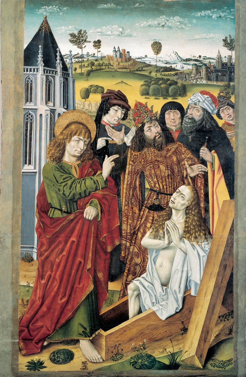 A ressurreição de Drusiana de Master of Saint Nicholas
