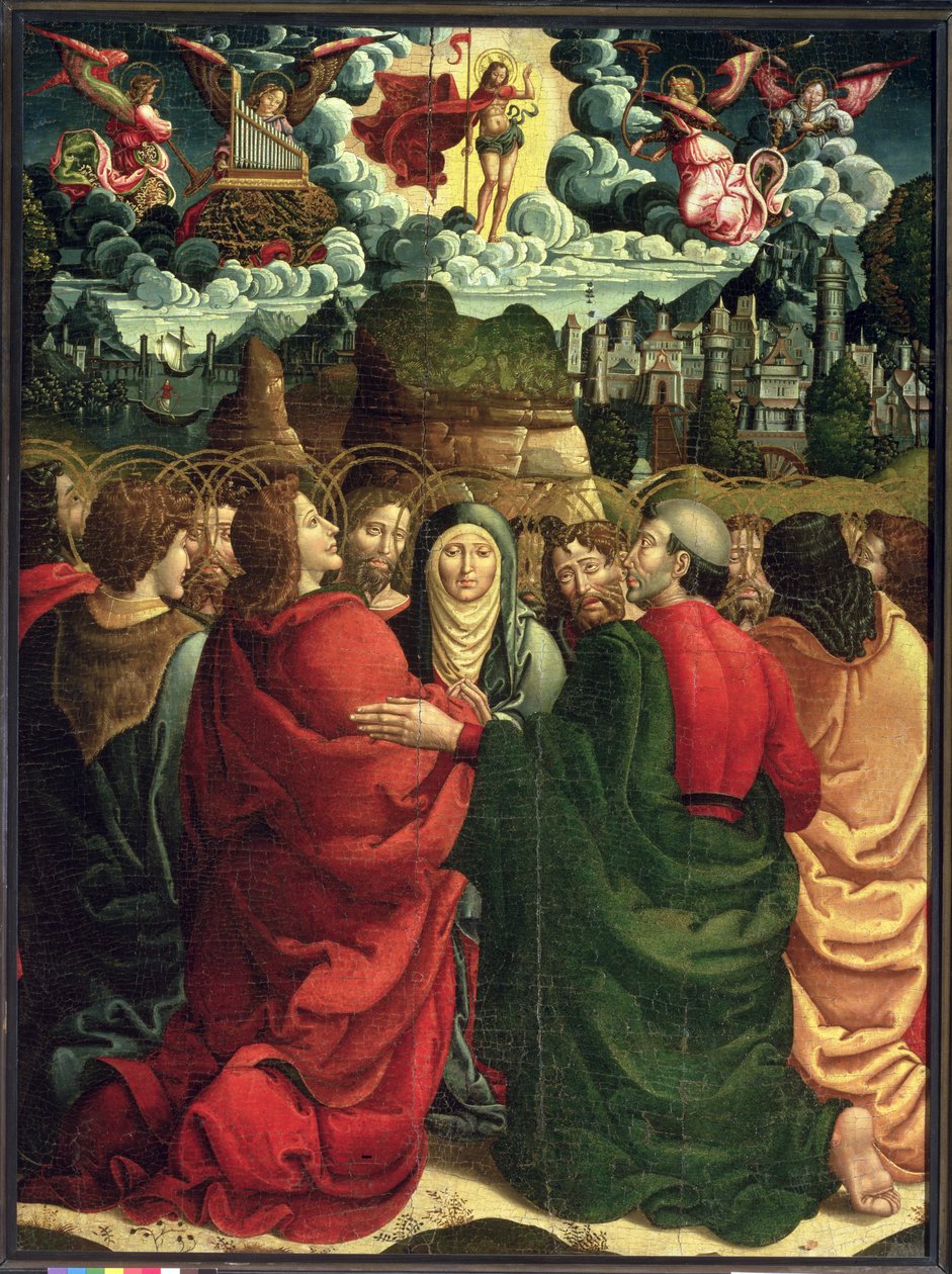 A Ascensão (tempera no painel) de Master of Sigena