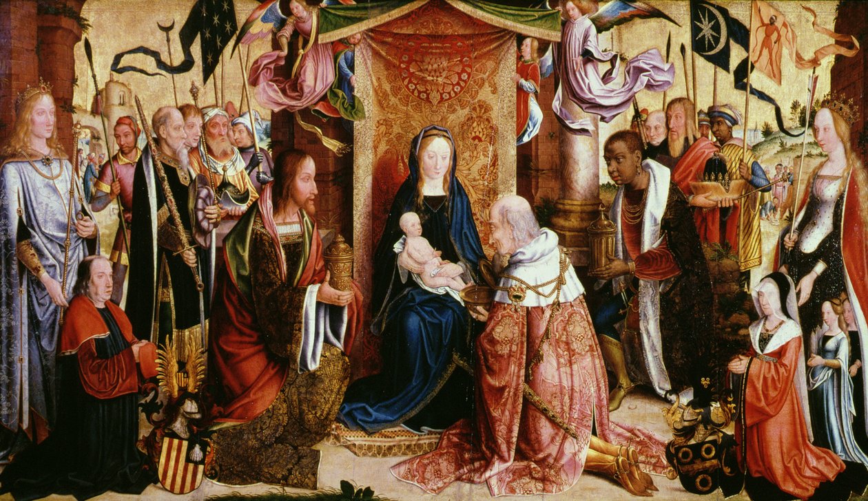 A adoração dos reis de Master of St. Severin