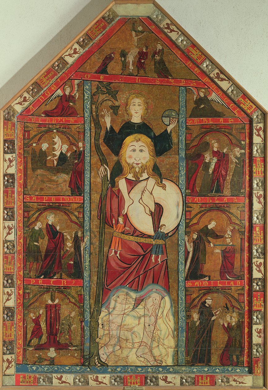 São Cristóvão e o Infante Cristo, A Deposição e as Cenas da Vida dos Santos de Master of the Castilian School