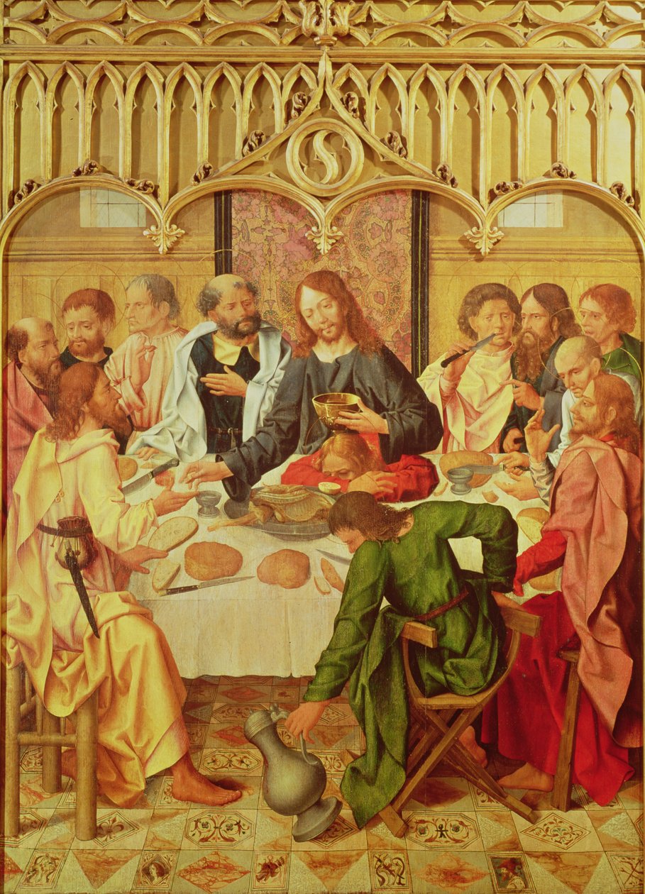 A última Ceia de Master of the Evora Altarpiece