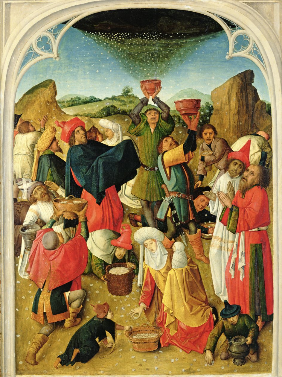 Recolhimento do maná de Master of the Gathering of the Manna