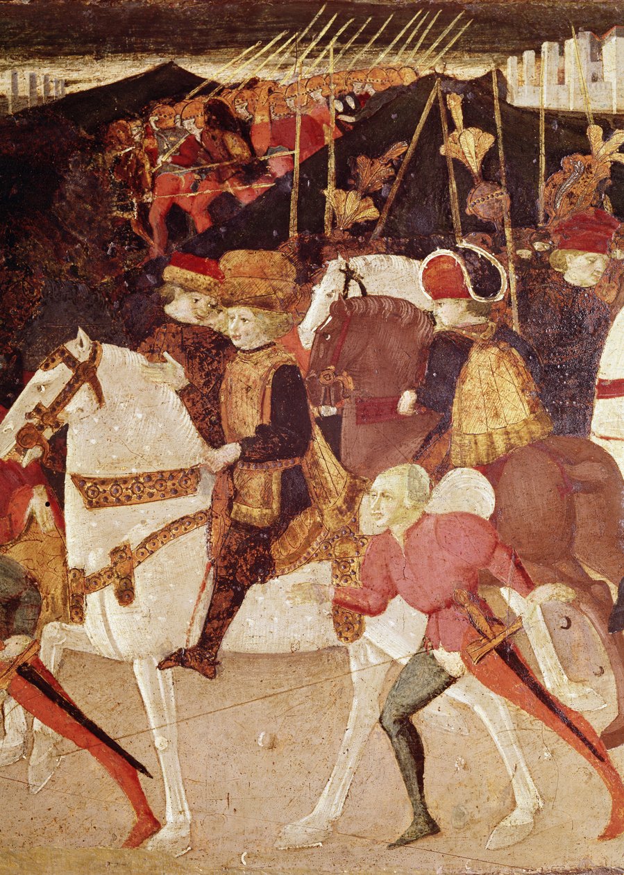 A história de Alatiel: Alatiel a cavalo de Master of the Jarves Chest