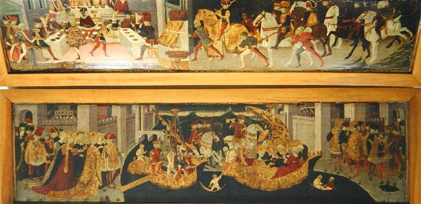 A história de Alatiel Tavoli (detalhe) de Master of the Jarves Chest