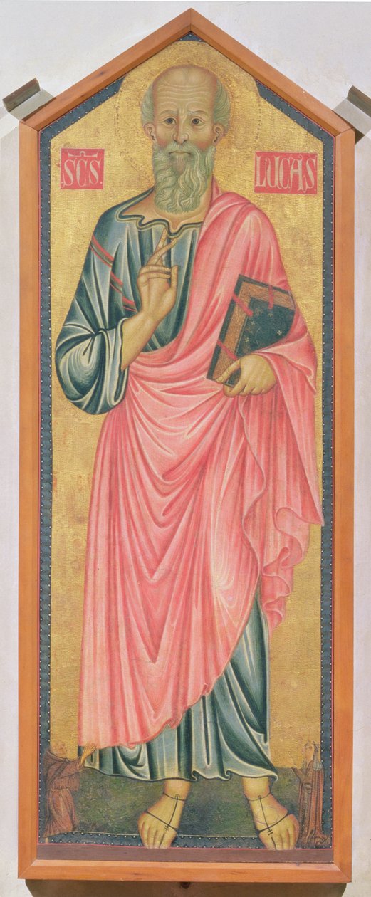 São Lucas Evangelista (tempera no painel) de Master of the Magdalen