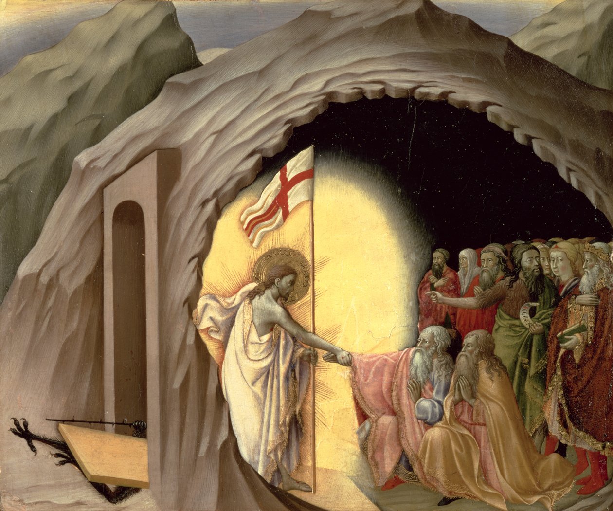 A Descida no Limbo, c.1440-44 (tempera no painel) de Master of the Osservanza