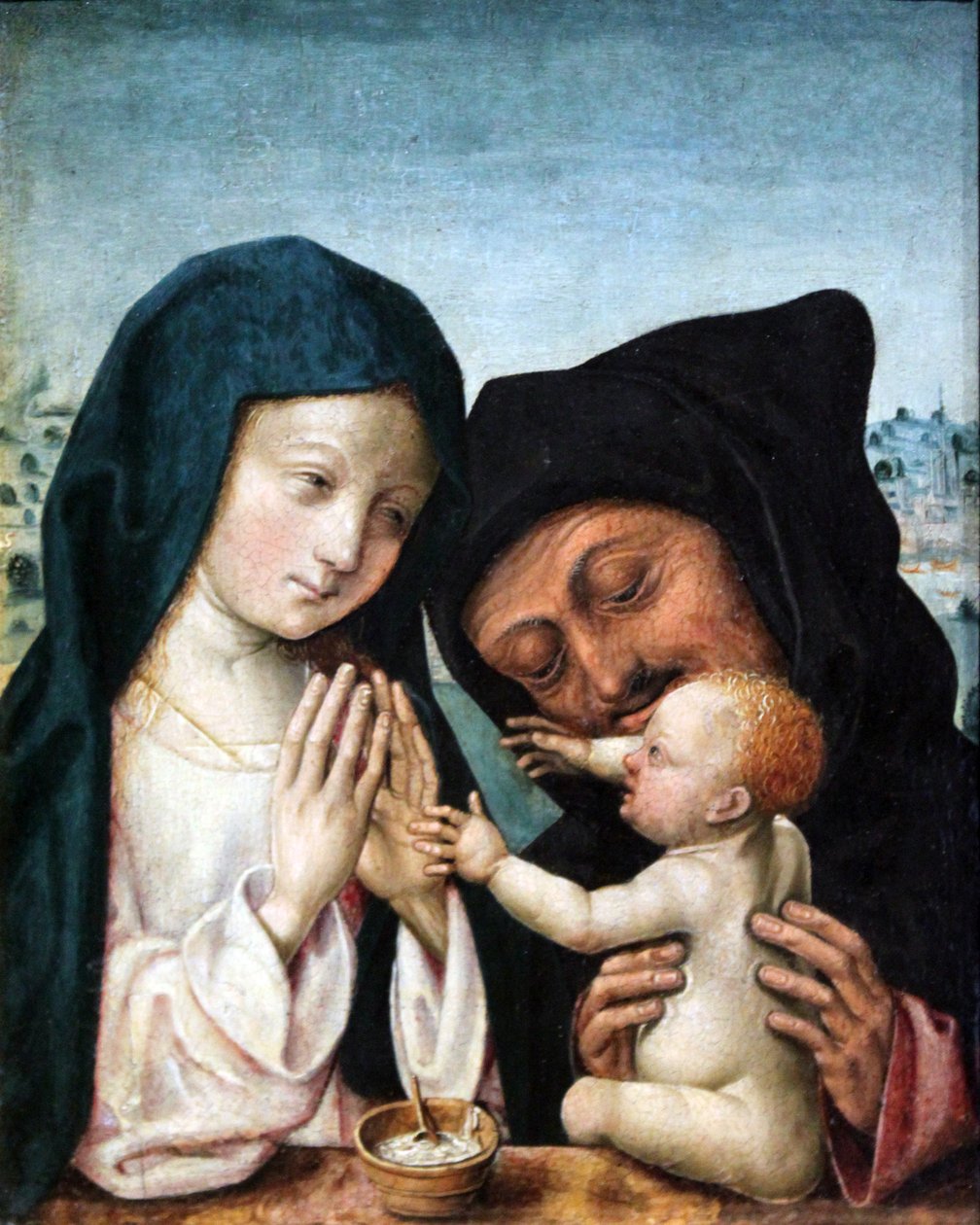 A Sagrada Família de Master of the Saint Bartholomew Altarpiece