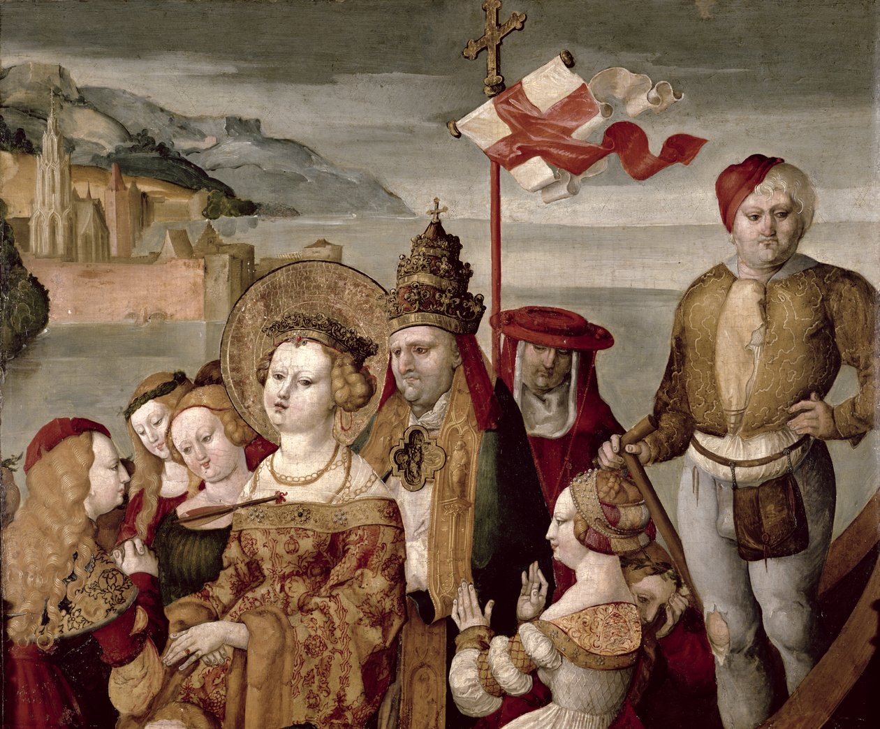 A lenda de Santa Úrsula, c.1530 de Master of the Thalheimer Altarpiece
