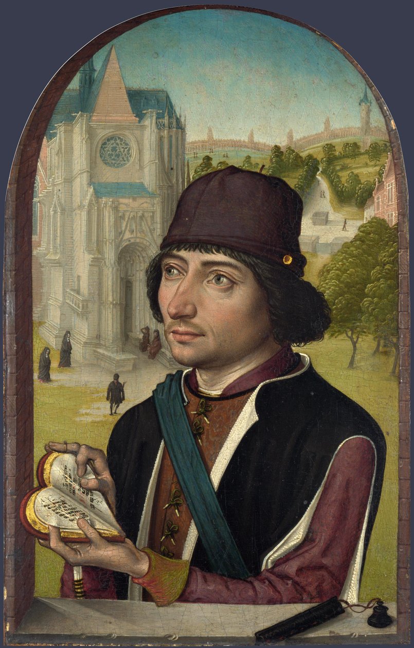 Retrato de um jovem, c.1480 de Master of the View of St. Gudule