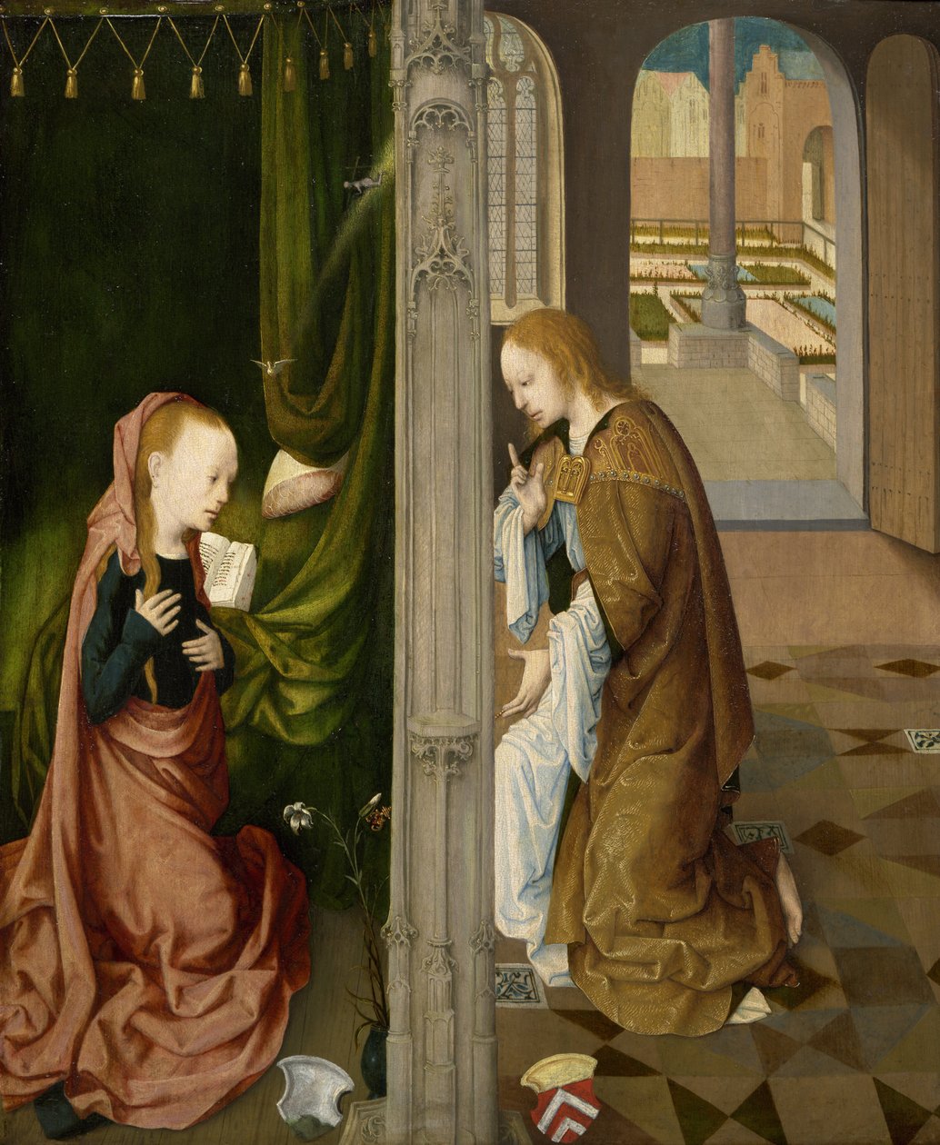 A Anunciação de Master of the Virgo Inter Virgines