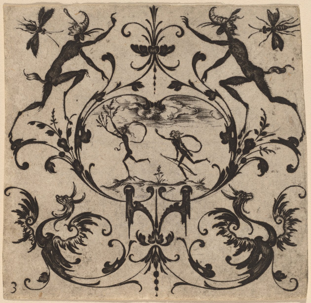 Ornamento com Grotesco de Master CR