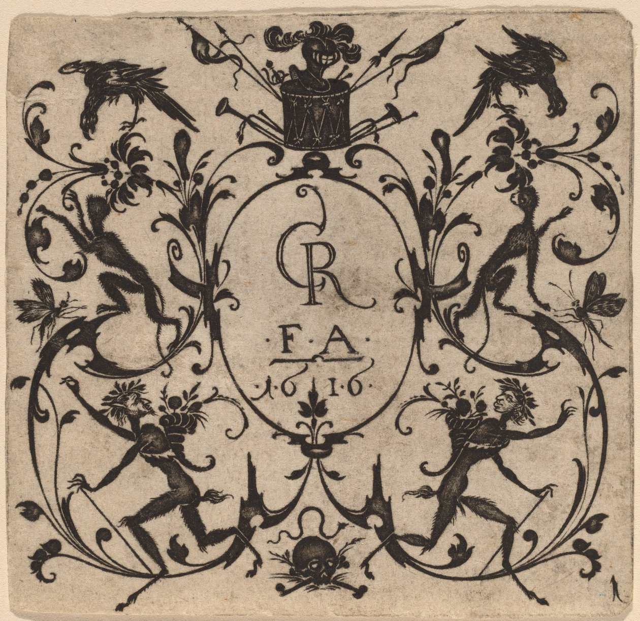 Ornamento com Grotesco de Master CR