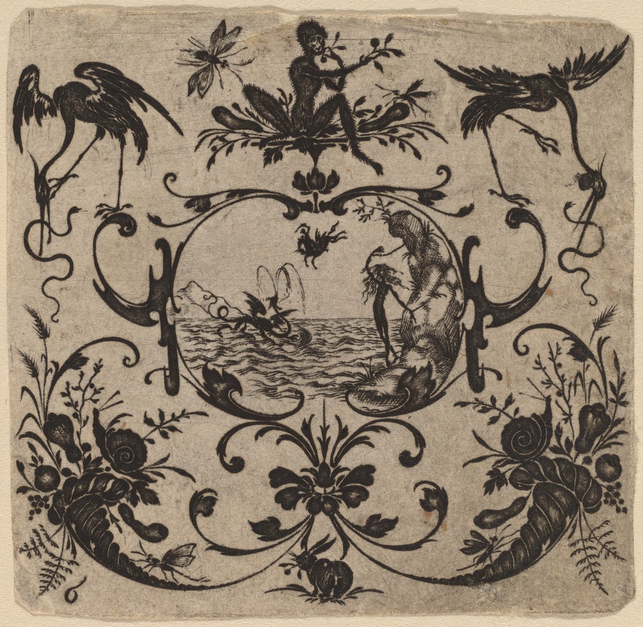 Ornamento com Grotesco de Master CR