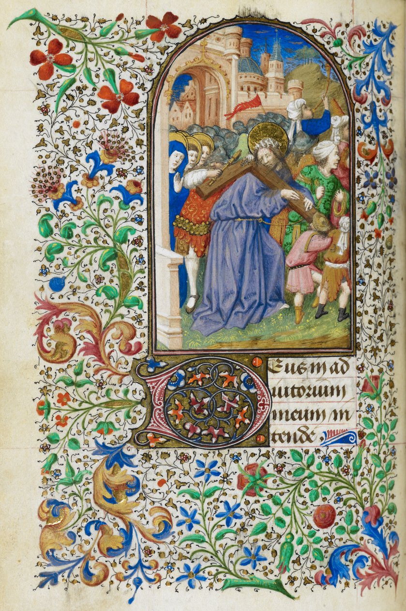 Livro de horas para Jean de Dunois, f.136v, c.1436-50 (manuscrito iluminado) de Master Dunois