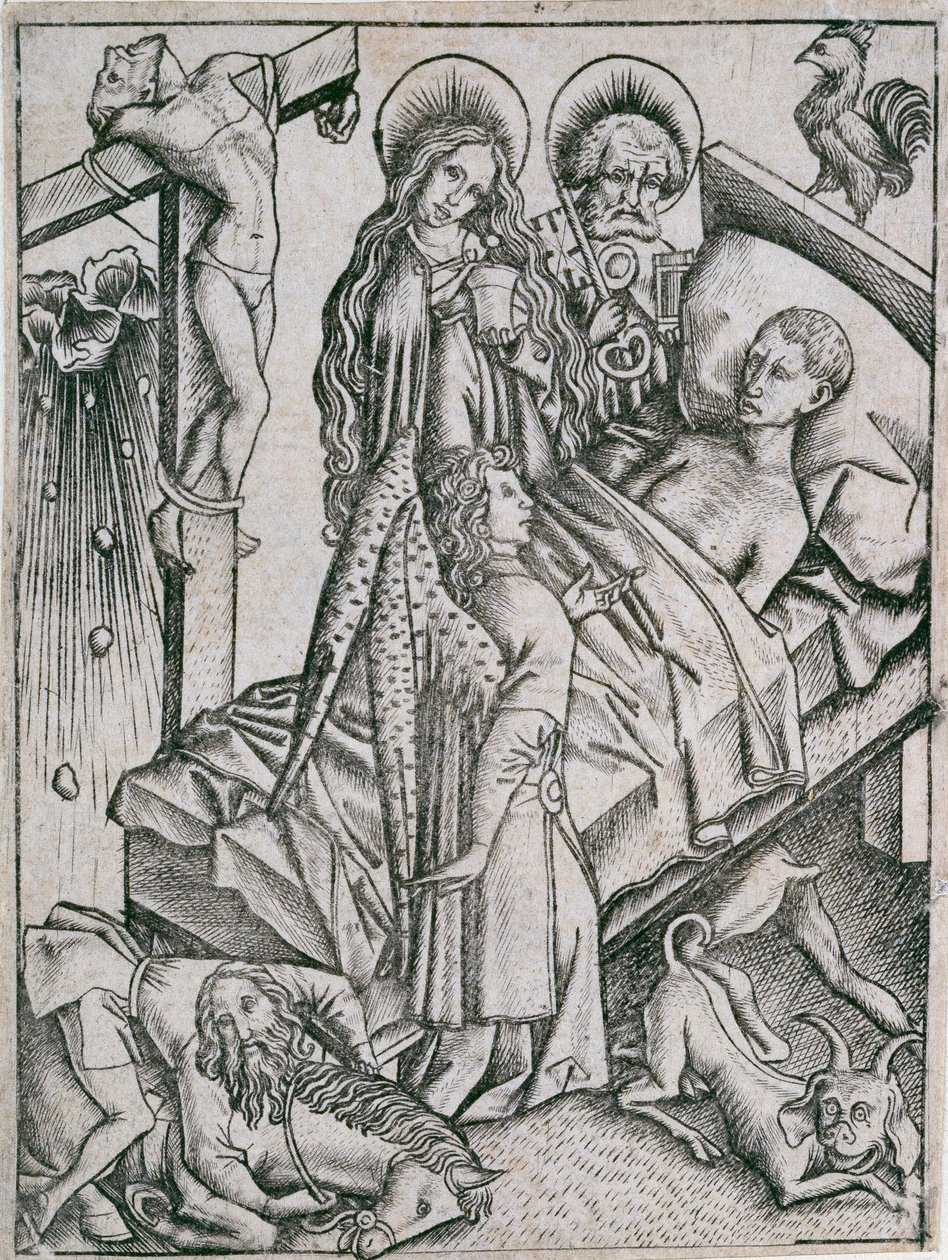 Consolação através da confiança, c1460s.   de Master ES