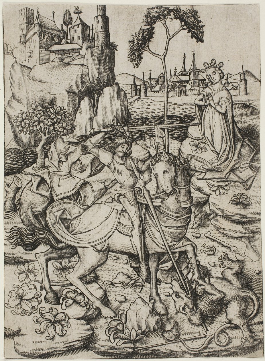 São Jorge com o ninho de cegonha de Master E.S.