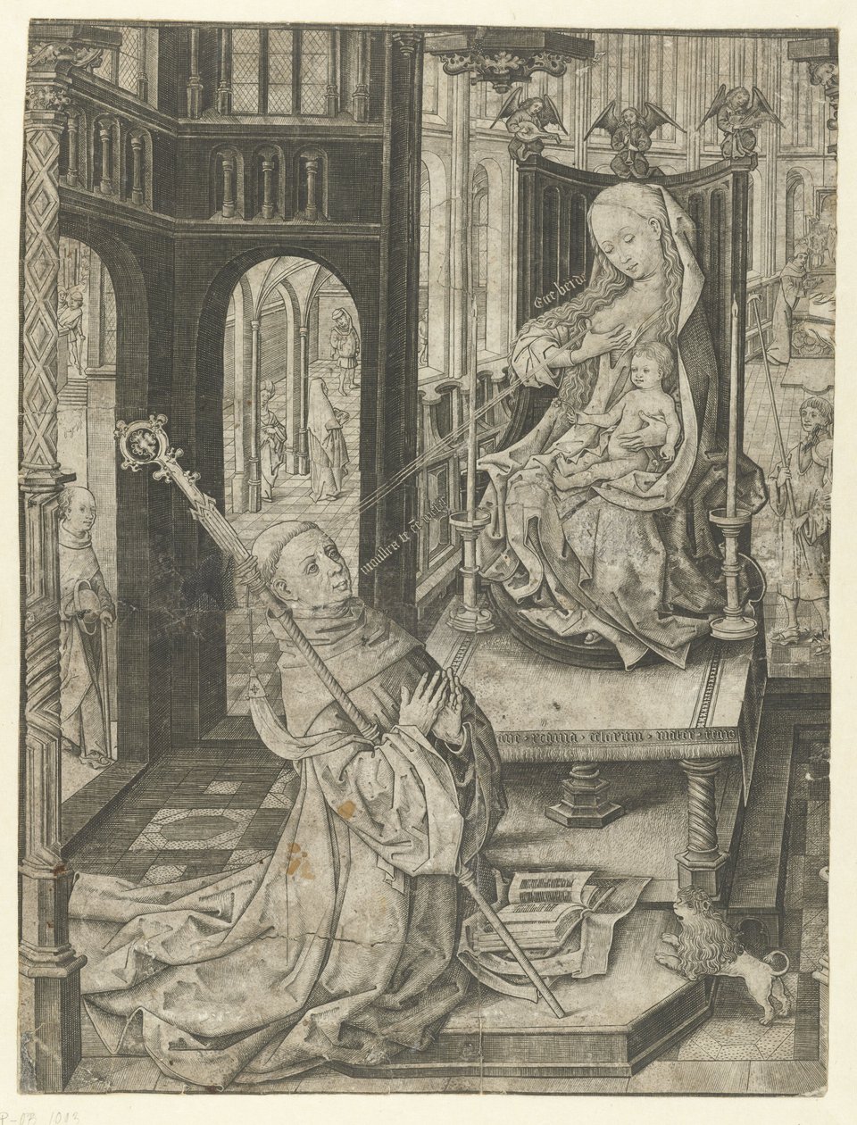 A lactação de São Bernardo de Master I.A.M. of Zwolle