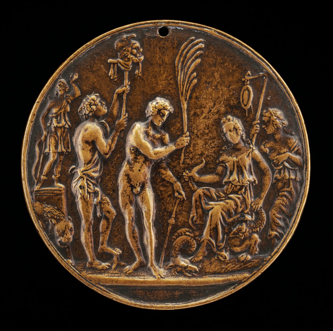 Cena Alegórica - Sacrifício a Diana, segunda metade do século XV. de Master IO.FF.