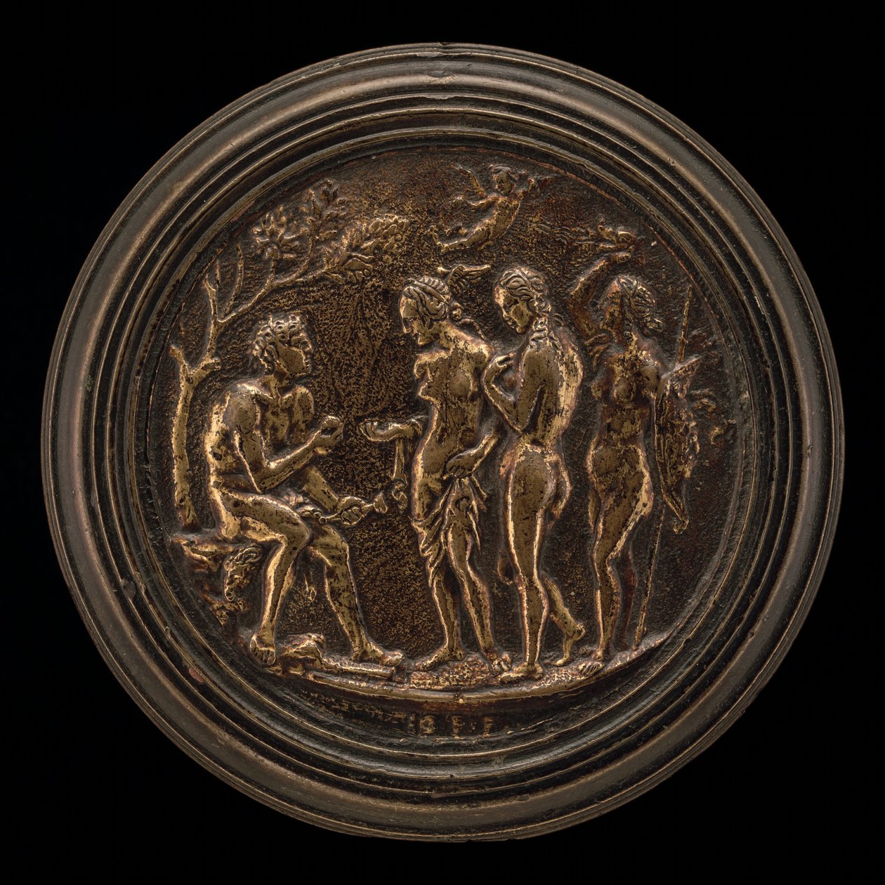 Julgamento de Paris, segunda metade do século XV. de Master IO.FF.