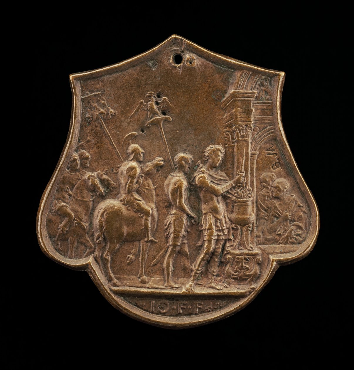 Mucius Scaevola, segunda metade do século XV. de Master IO.FF.
