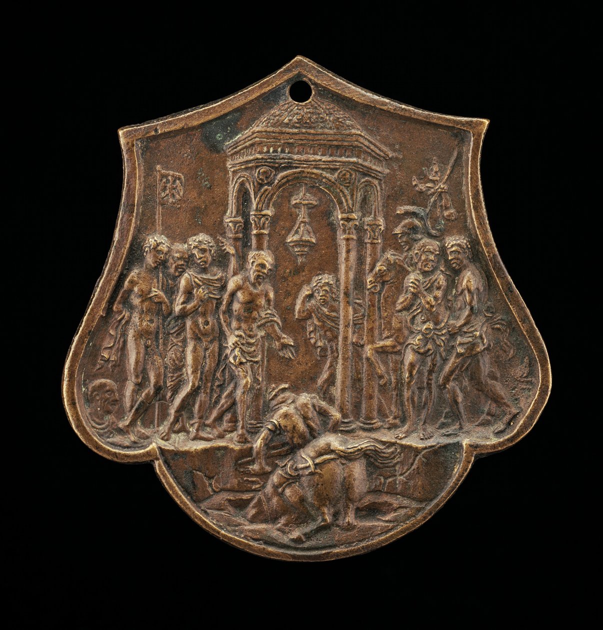 A Morte de Marcus Curtius, segunda metade do século XV. de Master IO.FF.