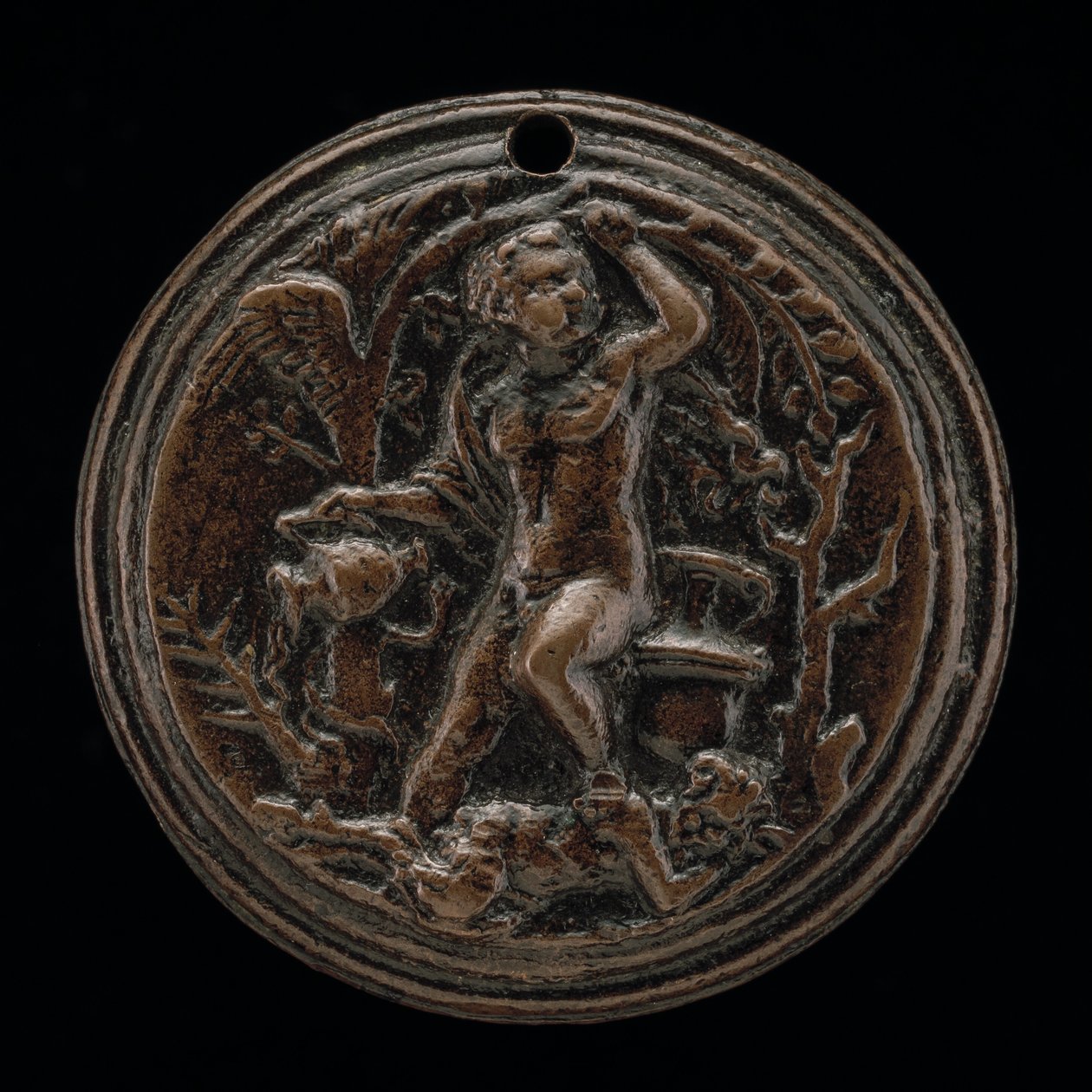 Uma Cena Alegórica, século XVI. de Master I.S.A.