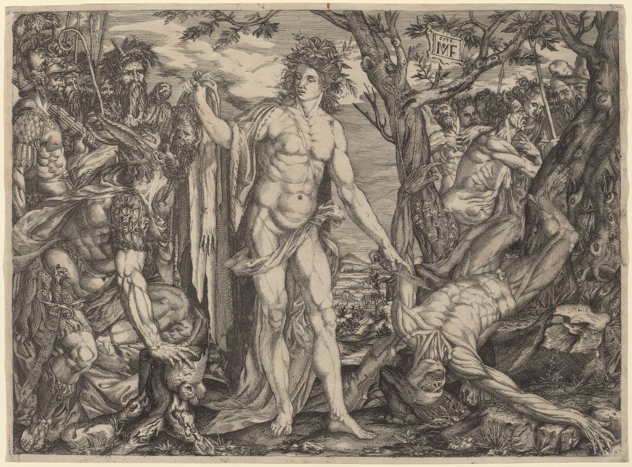 Apolo e Marsias de Master MF