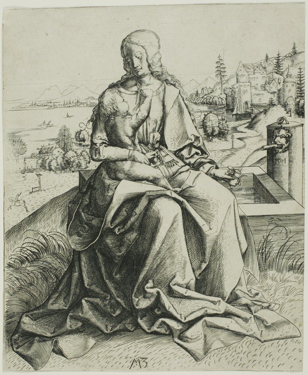 A Madona junto à fonte de Master MZ