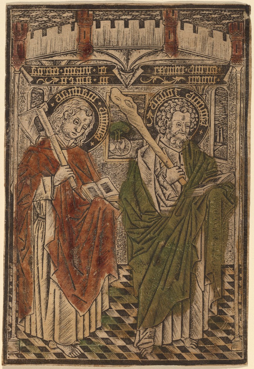 São Matias e São Judas com Artigos do Credo de Master d
