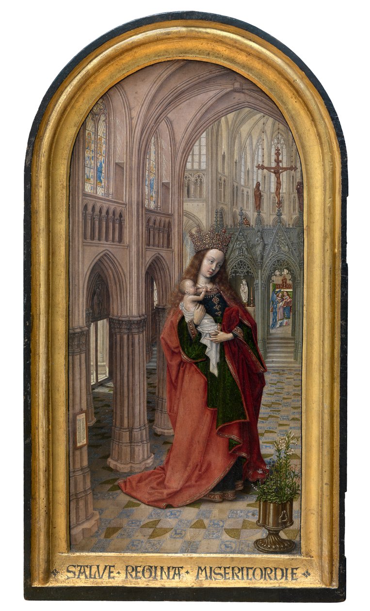 Madonna in the Church, c.1499 (óleo sobre painel) de Master of 1499