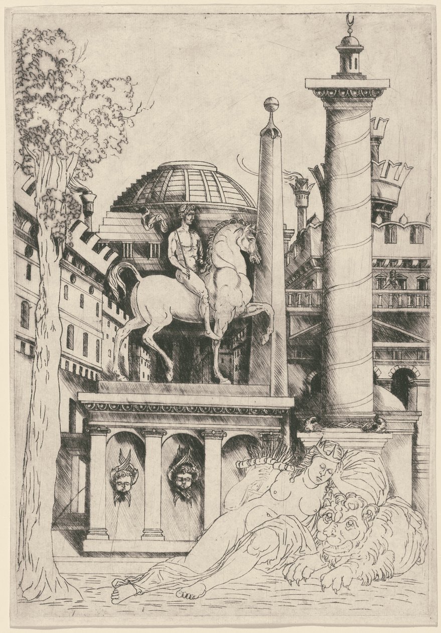 Alegoria da Fortitude (?) de Master of 1515