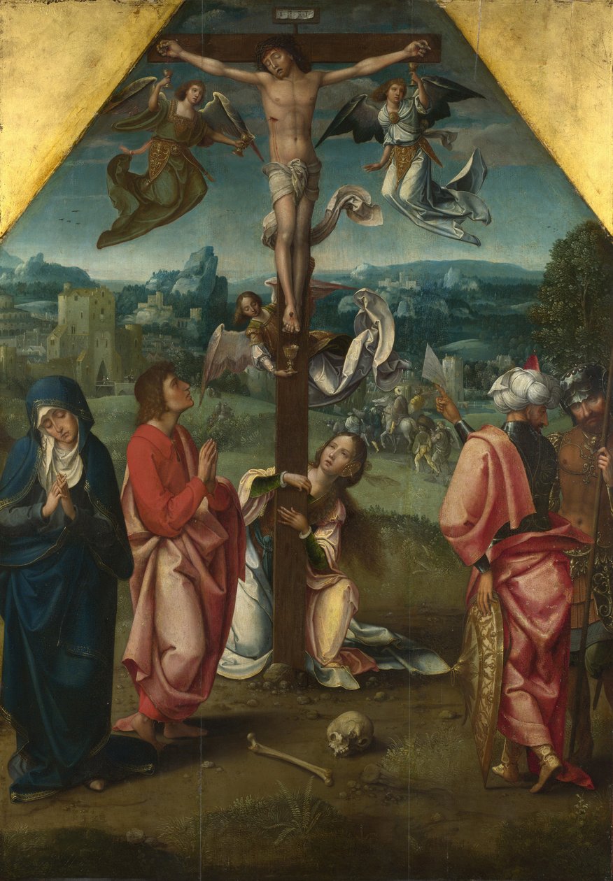 A Crucificação, ca 1518 de Master of 1518