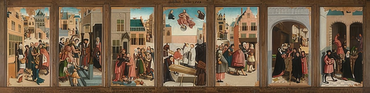 As sete obras de misericórdia. 1504 de Master of Alkmaar