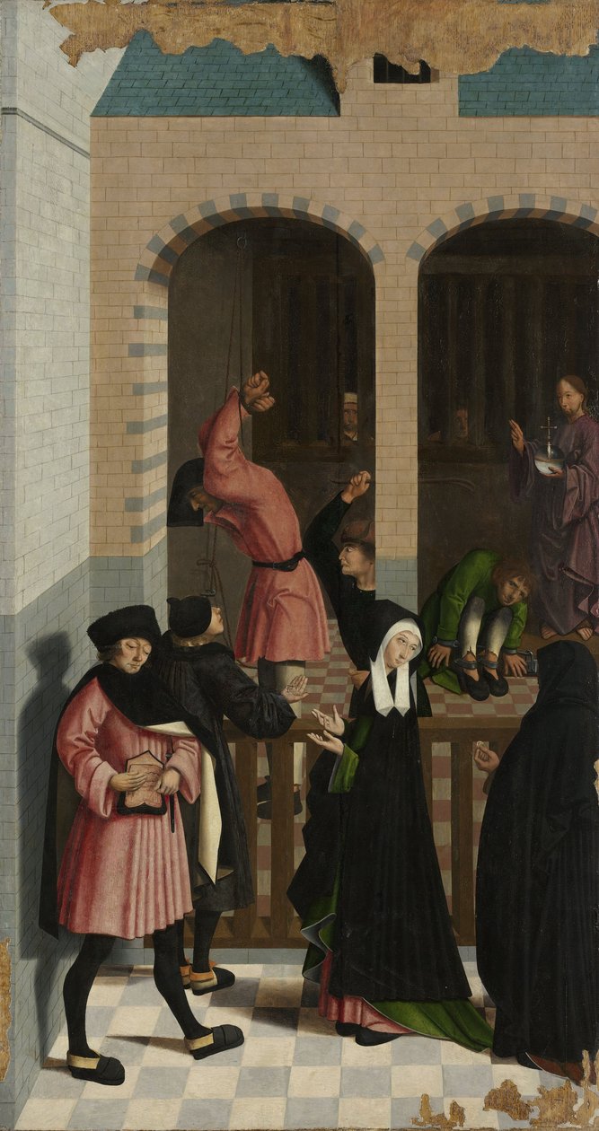 As sete obras da misericórdia: resgatando cativos, 1504 de Master of Alkmaar
