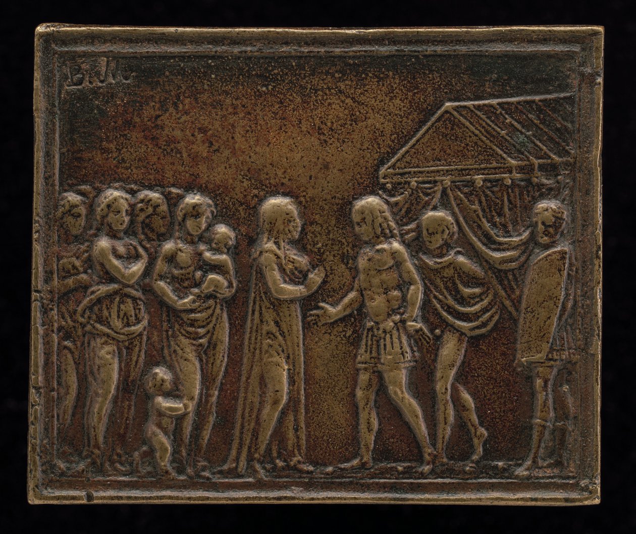 Coriolanus e as Mulheres de Roma. de Master of Coriolanus