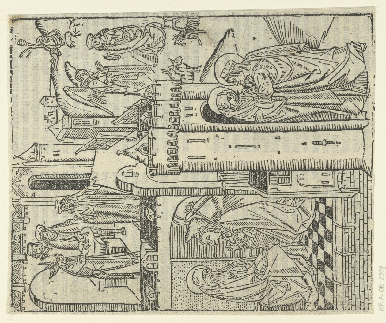 A história de Ana e Joaquim de Master of Delft (attributed to)