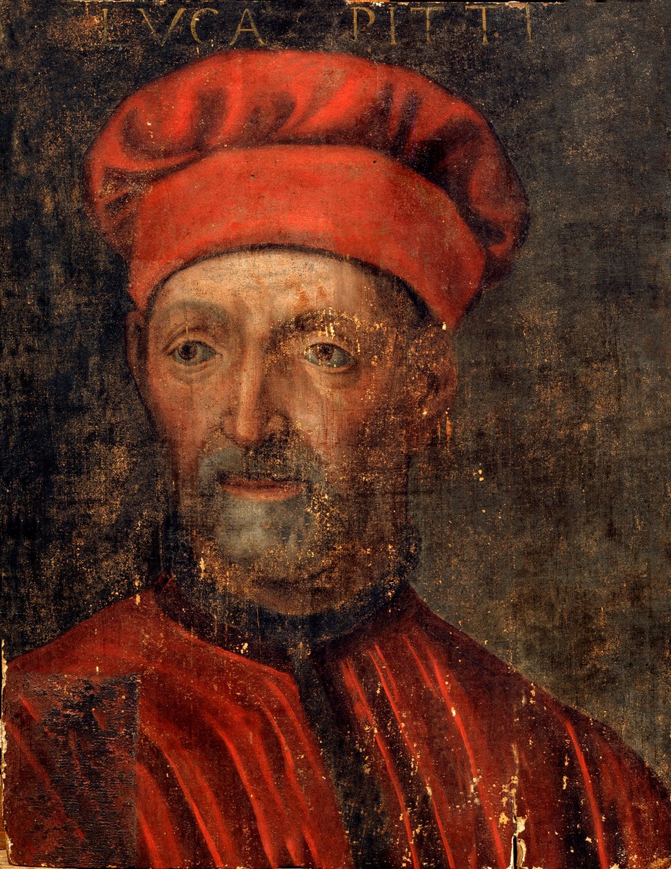 "Retrato de Luca Pitti", início do século XVI de Master of Florence